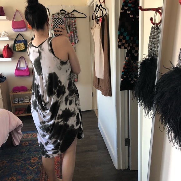 Tie Dye Draped Dress - Picture 5 of 5